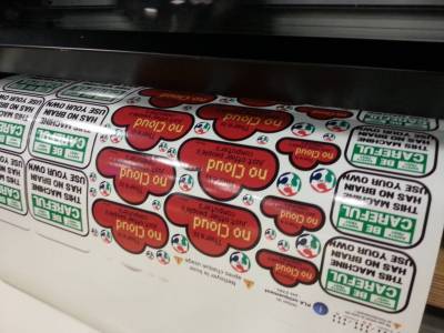 Impression de stickers