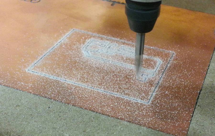 CNC : Gravure de circuit imprimé