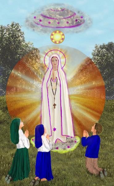 Fatima miracle, de Notre-Dame du phénomène, les étrangers anges, dieux des
étrangers, Fatima miracle, Our Lady of the phenomenon, aliens angels, gods of...