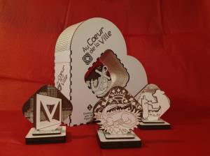 La Boîte-Cœur  et ses figurines