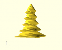 Sapin de noel "twisted"