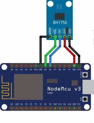 Connexion du BH1750
